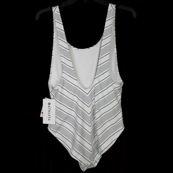 𝅺athleta 36 D/DD Chevron One Piece Swimsuit - Picture 5 of 6